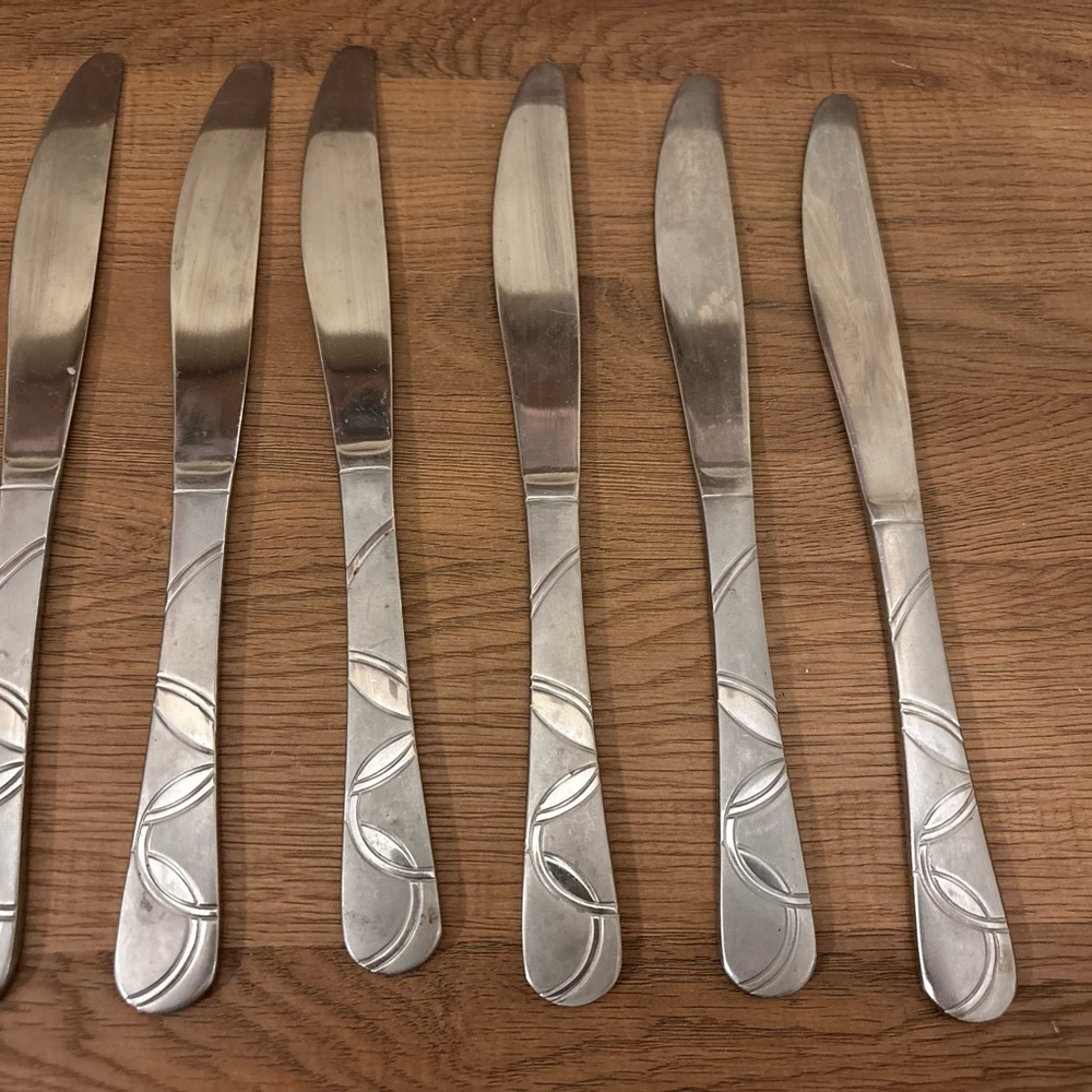 Cambridge Silver‎ Felicity Stainless Steel Flatware - 6 Knives